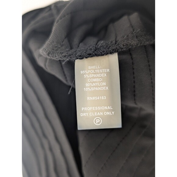 Calvin Klein Black Sheath Ribbed Mesh Sleeveless Bodycon Midi Dress Size 2 - Picture 7 of 8